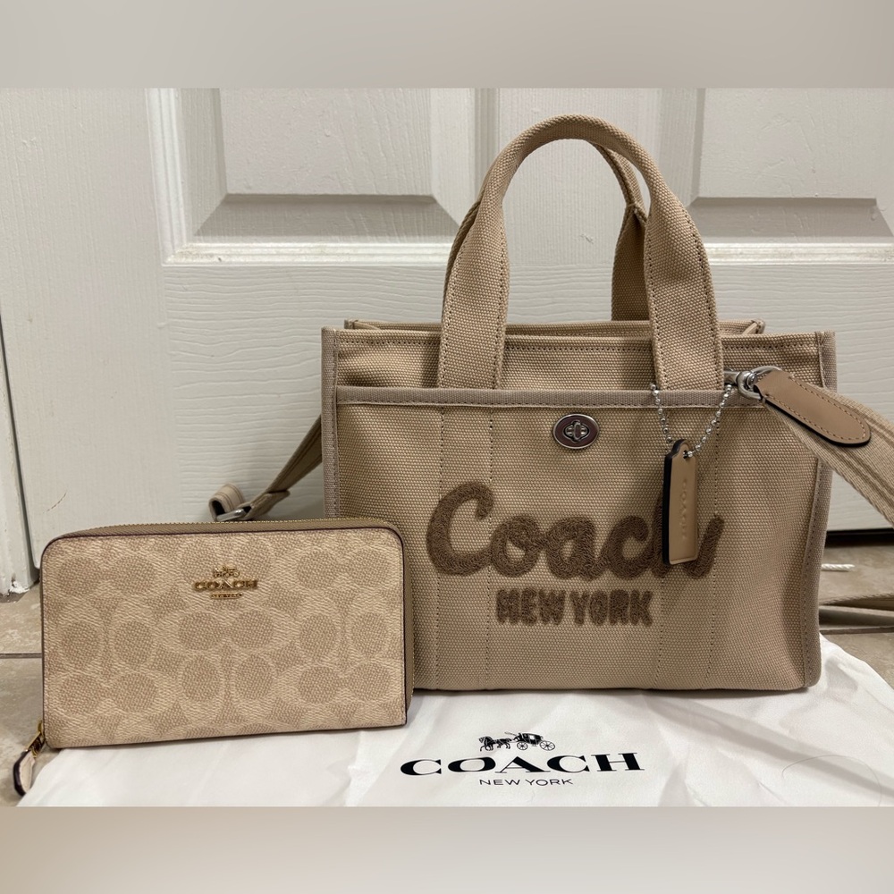 Coach Cargo Tote 26 with wallet